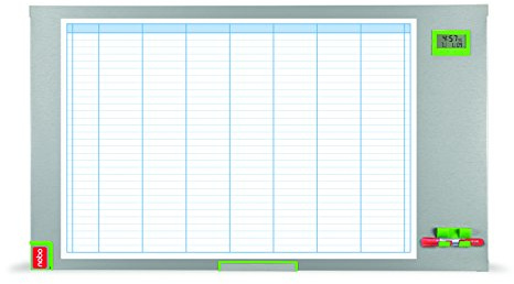 Nobo 1902236 Planungstafel Performance Plus, Wochenplanung, 103.5 x 60 cm, 1 Stück