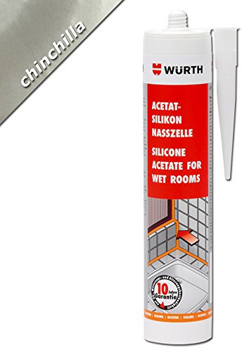 Würth Acetat - Silikon Nasszelle Chincilla 310 ml Kartusche