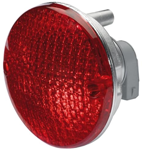 HELLA 2NE 302 252-037 Nebelschlussleuchte - Halogen - 12V - Einbau - Lichtscheibenfarbe: rot - Stecker: Flachstecker - hinten