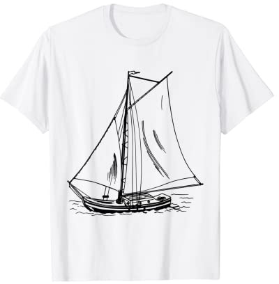 Segler T-Shirt segeln Shirt Schiff Boot Tshirt Damen Herren T-Shirt