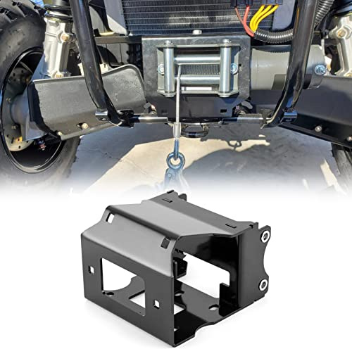 WeiSen Winch Mount Plate Fit for Polaris Sportsman 450 570 850 2011-2025 | Fit For Sportsman 400 500 550 800, Winch Bracket Fit 4 7/8 Fairlead, Fit 4 Hole or 2 Hole Winch Pattern
