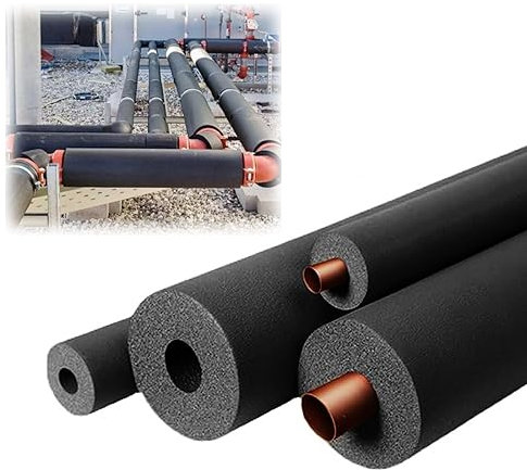 Isolation Tuyaux Mousse Tube Isolation Thermique pour Climatiseur Tuyaux calorifuges Anti-Gel et calorifuge Poignée Prise Support 6mm 13mm 16mm 20mm 25mm 32mm 50mm 63mm 76mm 90mm 110mm ( Size : 6mm x