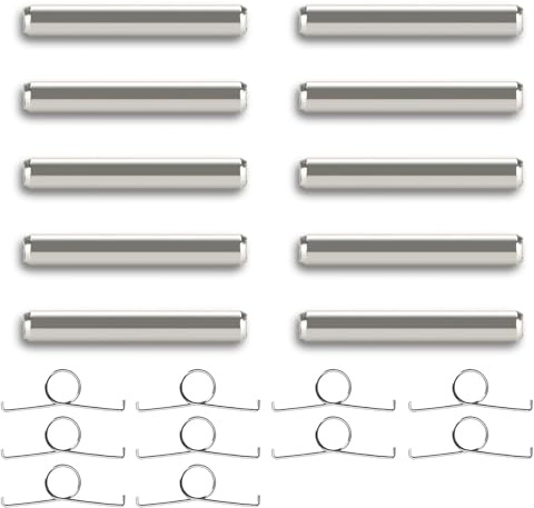 10 Sets L2 R2 Trigger Button Springs Replacement with Cylinder Compatible with DualSense PS5 Controller Spring Replacement Repair Part