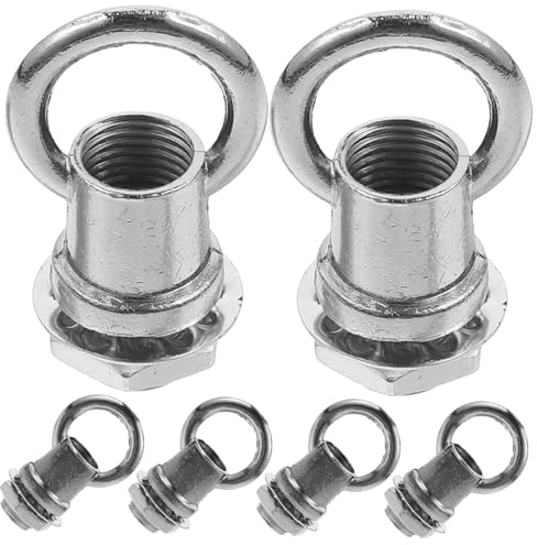 DOITOOL 6 Piezas Gancho Cerrado M10 Para Colgar Techo Gancho Resistente Hasta 50 Kg Piezas De Repuesto Para Lámparas De Techo Accesorios De Iluminación Bricolaje