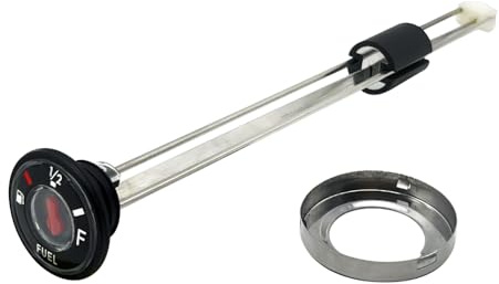 Tapón de depósito con indicador de combustible apto para Kawa-saki Prairie 360 KVF360 Mule 3010 4000 4010 KAF 620 950