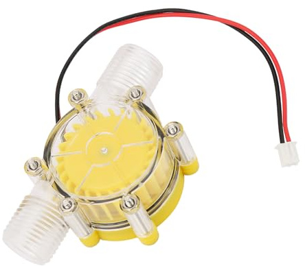 Microgénérateur F50 Micro hydro-courant continu - Générateur d'énergie hydroélectrique (F50, 80 V, jaune transparent)