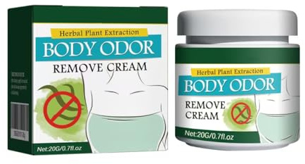 Crema desodorante para el control del sudor en las axilas, extractos de hierbas, fórmula suave, eliminación rápida del mal olor, ligera y no grasosa