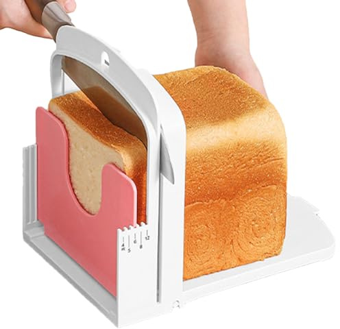 Bread Slicer Guide | Manual Handhold Homemade Slicer for Cutting Bread - Toast Cutting Tools Kitchen Gadget for Slicing Baking Roast Sandwich Bagels Toast