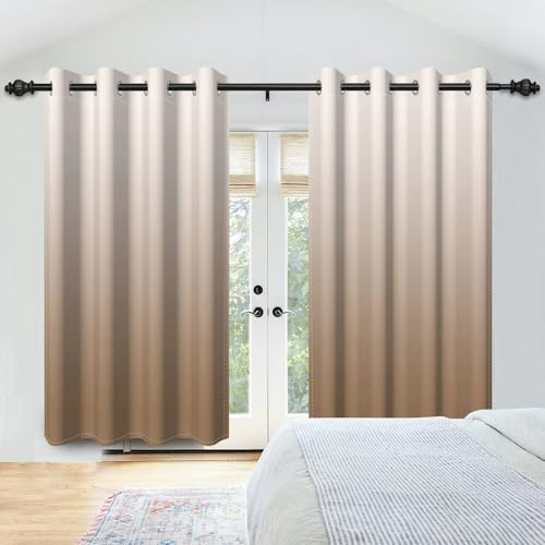 HNYDM Tende oscuranti a gradiente di colore, opzioni multiple, tende moderne minimaliste per la decorazione della camera da letto e del soggiorno, tende per finestre WxH/2x70x190cm