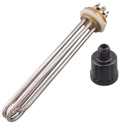 1.5 Inches Thread Heating Element For Water 3KW/4.5KW/6KW/9KW/12KW DN40 Immersion Tubular Electric Heater 220V/380V(Set,6kw)