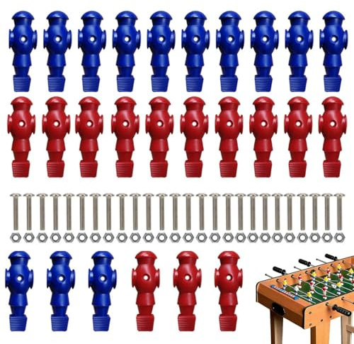 Figuras De futbolín-– Hombres Jugadores De Futbolín, 26 Piezas De Juego De Muñecas Pequeñas, Componentes Resistentes De -| Accesorios De Repuesto para -para El Hogar, La Oficina Y Máqu