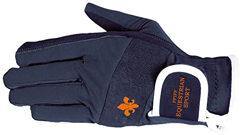 PFIFF Damen 101660 Damenreithandschuhe Handschuhe, Blau, M