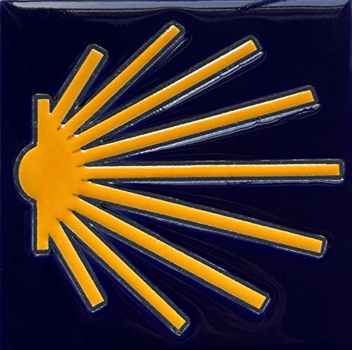 Piastrelle in ceramica conchiglia dei pellegrini