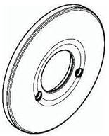 Hansgrohe – Rosette exportación di cromo miscelatore doccia