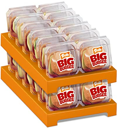 24x Trolli XXL Burger Fruchtgummi á 50g=1200g MHD:3/21