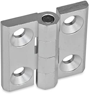 Ganter Norme Éléments GN 237 de Al 50 – El – Charnières de 50 a, 1 pièce, couleurs, anodisé, naturel
