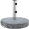 Anaterra® Sonnenschirmständer - Granit, 25 kg, Rund, mit Rollen und Griff, Edelstahl - Schirmständer, Sonnenschirmsockel, Ständer für Sonnenschirm, Balkon, Terasse, Garten, Outdoor