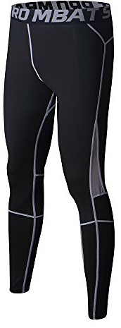 FELiCON Gym Mens Running Sports Cycle Pants Uomo Calzamaglia a Compressione da Uomo Indossare Abiti da Allenamento Asciugatura Rapida Traspirante Leggings Comodi Base Elite Pantaloni Fitness Termici
