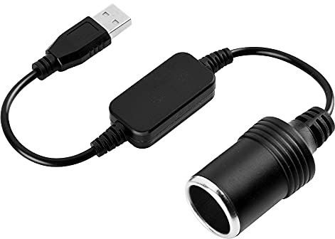 Convertisseur d'adaptateur d'allume-Cigare, Port USB vers câble Prise 12V