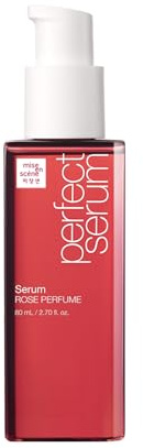 Mise En Scene Perfect Rose Perfume Serum - Hair Refreshing Oil for Dry Hair | Heat Protectant | Argan Oil | Damage Repair | Korean Hair Care | Frizz Ease Essence | Dermask Rose Scent 2.70 Fl. Oz.