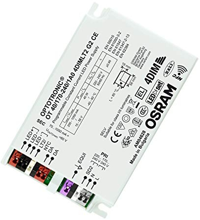 OSRAM elektronisches Vorschaltgerät (EVG), OT 4DIM IP20 Outdoor, EVG LED CC DIM 4DIM/DALI, OT40/170-240/1A0 4DIMLT2 G2 CE