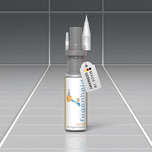 Fugenheld 2.0 Fugenstift Grau - Fugenversiegelung Innen - Feuchtigkeitsresistente Fugenfarbe für Zementfugen - Wasserfest & Schnelltrocknend - 1x11,5ml