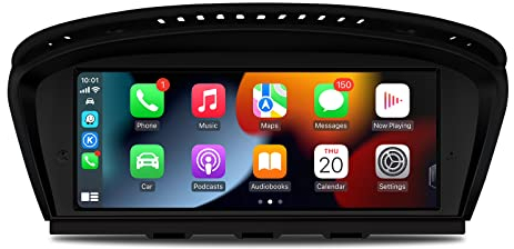 XTRONS 8.8 Zoll Android 12 Autoradio, Octa Core 2GB 32GB Eingebautes 4G LTE/CarAutoPlay/Android Car/DSP für BMW 3er E90/E91/E92/E93 5er E60/E61/E63/E64 CIC-System