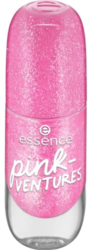 essence gel nail colour, Nagellack, Nr. 07, Pink, langanhaltend, Expressergebnis, schnelltrocknend, glänzend, acetonfrei, vegan, ohne Mikroplastikpartikel, ohne Konservierungsstoffe, 1er Pack (8ml)