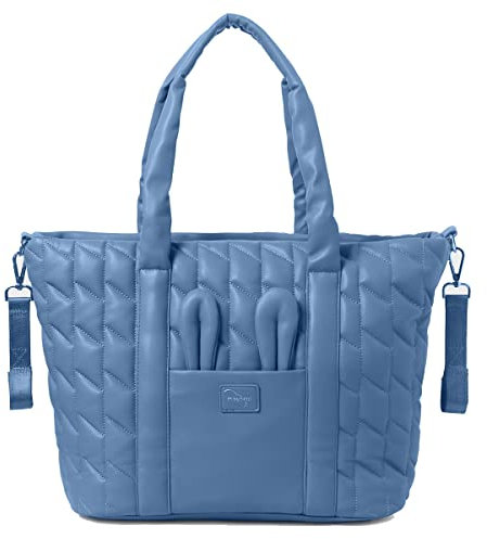 Mayoral - Bolso Maternal Acolchado bebé Botanic Ref 19173 en 21 - Con Bolsa porta pijama - Espaciosa bolsa de maternidad (Azul)
