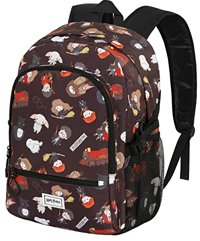 Harry Potter Cute-Fan Fight Rucksack 2.0, Schwarz, 31 x 44 cm, Kapazität 24 L