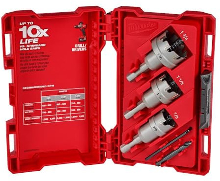 Milwaukee 49-22-8610 Lot de 4 fraises en carbure monobloc