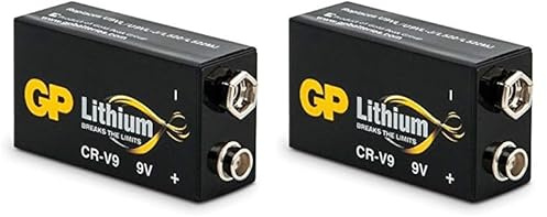 9V 1BL GP Lithium CR-V9 6f22 (Paquete de 2)
