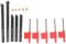 NISHZHU 8mm Shank Indexable Lathe Turning Tool Holder with CCMT060204 DCMT070204 Carbide Inserts for CNC Machine