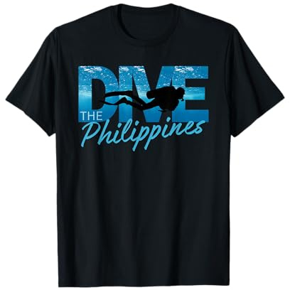 Tauchen Sie auf den Philippinen Tauchausflug Diver Tee T-Shirt