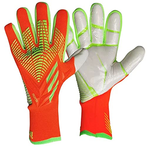 Jugend-Fußball-Torwarthandschuhe mit Fingerunterstützung, ideal für Training und Spiel für Jungen und Mädchen, Größe 6/7/8/9/10 Yards 8YARDS A