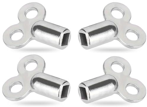 4 chiavi di sfiato per radiatori: chiavi per lo sfiato dei riscaldatori, universalmente utilizzabili per radiatori, aiuta a ridurre i costi di riscaldamento