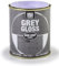 Inspired Essentials 300ml Non Drip Paint Tin Exterior Interior Hard Drying Performance Multi-Purpose Paint Tin for Metal, Wood, Plastic, Walls with Perfect Finish (1, Grey Gloss)
