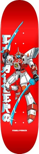 Powell Peralta Steve Caballero Gundam Skateboard-Deck, 21 x 81,2 cm, Rot