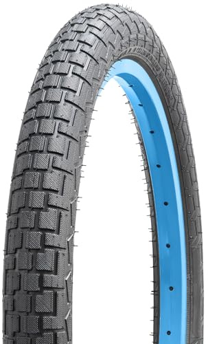 FengCan 18x2.125 Pneu de vélo 18 x 2.125 52-355 Bicyclette Pneu Pliable, 18 Pouces Pneus Convient pour 18x2.10 18x2.125 18x2.20 52-355 57-355 Enfants/Poussée/Brouettes/Route pneus pour Velo (1-PC)