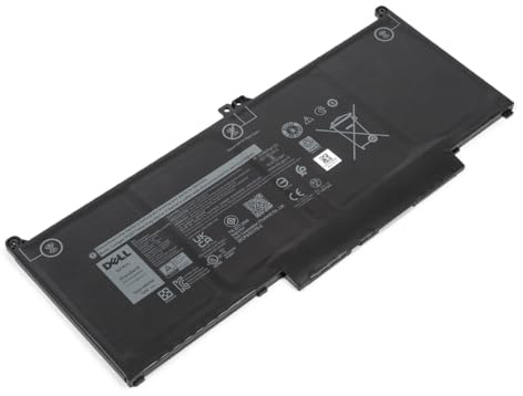 Dell MXV9V Laptop Battery for Inspiron 7300 2-in-1/7306 2-in-1 (Black), Latitude 5300/5300 2-In-1/5300 2-in-1 Chromebook / 5310/5310 2-in-1/7300 / 7400 (7.6V/60Wh/4-Cell)- Min 80% (Renewed)
