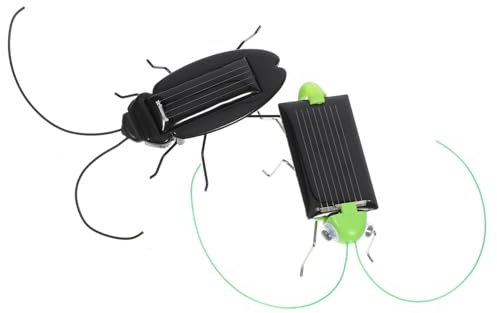 ifundom 2stücke Solar-insektenspielzeug Für Solarbetriebene Kakerlakenspielzeuge Pädagogische Solar-spielzeuge Realistische Insektensimulationen Aus Outdoor-aktivitäten Und Lernspaß