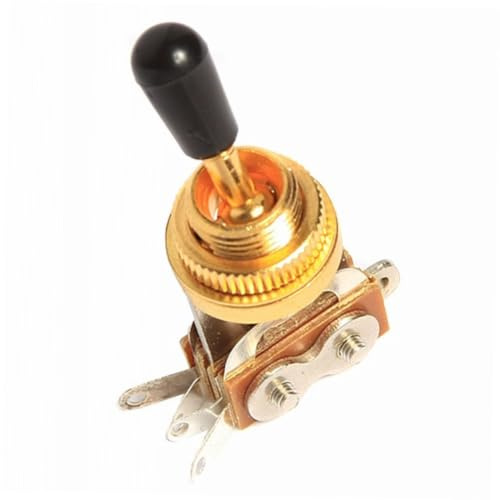 YARNOW Electric Guitar Toggle Knobs and Black Caps for Pickup in Music Studio