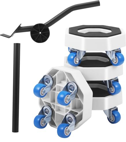 Heavy Duty Furniture Movers with Wheels, Furniture Dolly Kit Moving Furniture Lift Mover Tool Set, 360° Rotation Roller Furniture Dolly Moving Heavy Furniture Tool Set for Refrigerator Sofa Cabinet