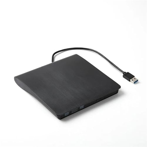 TIEOAXFT External DVD RW CD Writer USB 3.0 DVD Recorder Portable Slim Optical Drive Burner Reader Player Tray Type Portable For PC Laptop(USB 3.0)