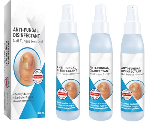 Fußpflege Spray, 2025 Neu Mehrzweck Nagelpilz Spray, Anti fuß- & Nagelpilz spray, Fußpilz Sprays für Beschädigte Nägel und Fußpflege, Nagel Reparatur, Fuß Nagelpflegeprodukte (3 Stück)