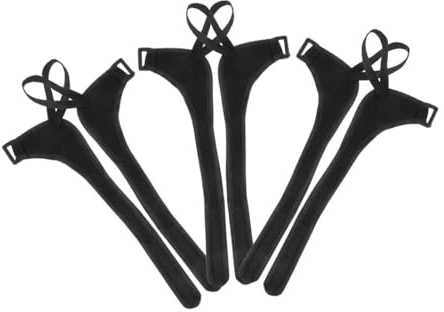 SOPOTUTU Lot de 6 Dragonnes Élastiques Générales pour Bâtons de Ski et Randonnée Sangle Confortable et Réglable pour Poignet Accessoires de Marche Adaptés aux Bâtons Pliants et de