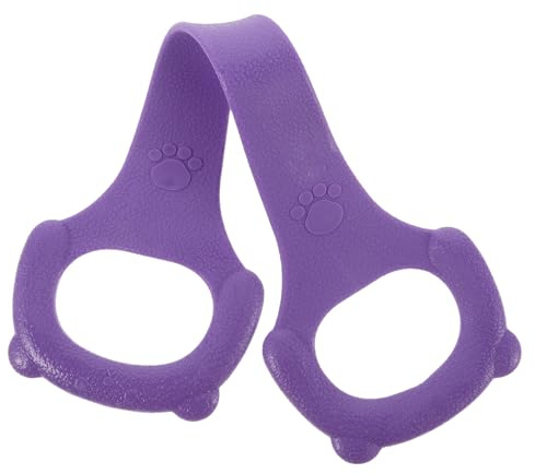 VICASKY Bande Élastique de Résistance pour Musculation et Fitness, Sangle Extensible Violette Compacte et Portable, Équipement de Gym Maison, pour Étirements et Yoga, Bandes Résistance