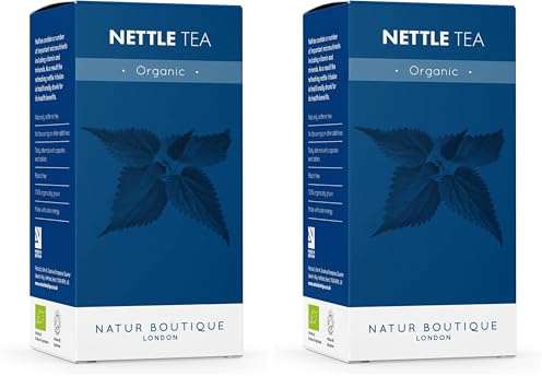 Organic Nettle Tea, 20 biodegradeable teabags (Pack of 2)