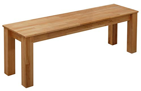 Krok Wood Sitzbank aus Massivholz in Buche (Bonn 140x35x45 cm)