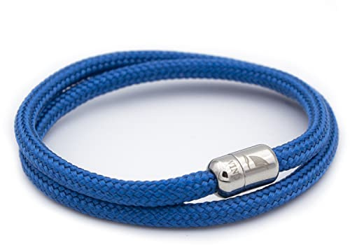 Wind Passion Pulsera Hombre Paracord Mujer Cuerda Náutica Hecha a Mano Magnética Surfera Verano Cordón Regalo Navidad